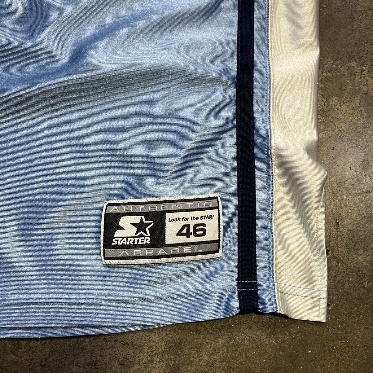 NCAA × Starter × Vintage Vintage 90s North Carolina UNC TarHeels Basketball Jersey #7 Size US L / EU 52-54 / 3 - 3 Thumbnail