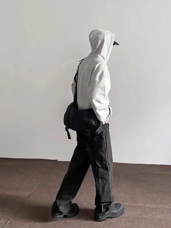VIBE Retro washed distressed cargo trousers Size US 32 / EU 48 - 4 Thumbnail