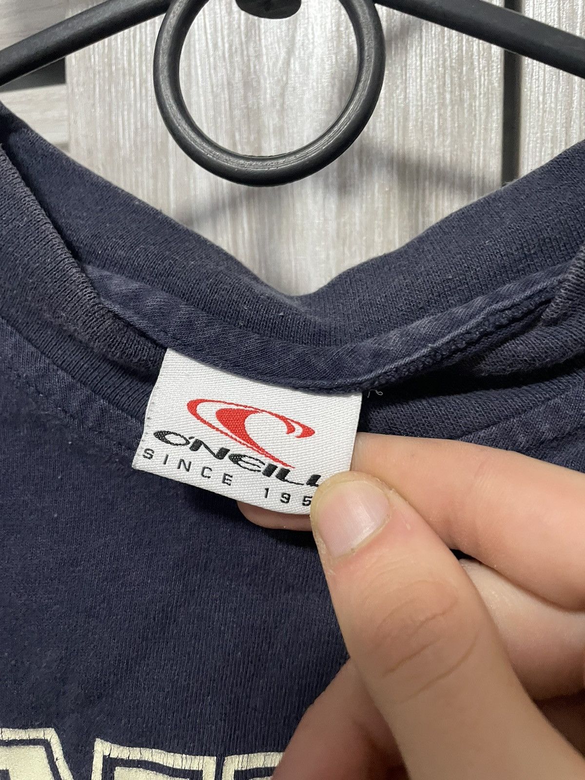O'Neill × Vintage 90s O’Neill Big Logo Crazy Vintage T-Shirt Made In USA Size US L / EU 52-54 / 3 - 9 Thumbnail