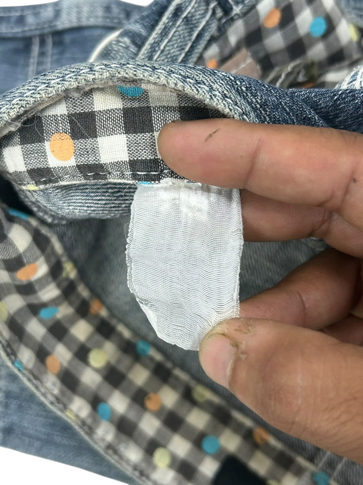 Japanese Brand Vintage Memory Special Double Waist Zipper Mud Washed Junya Size US 30 / EU 46 - 20 Thumbnail