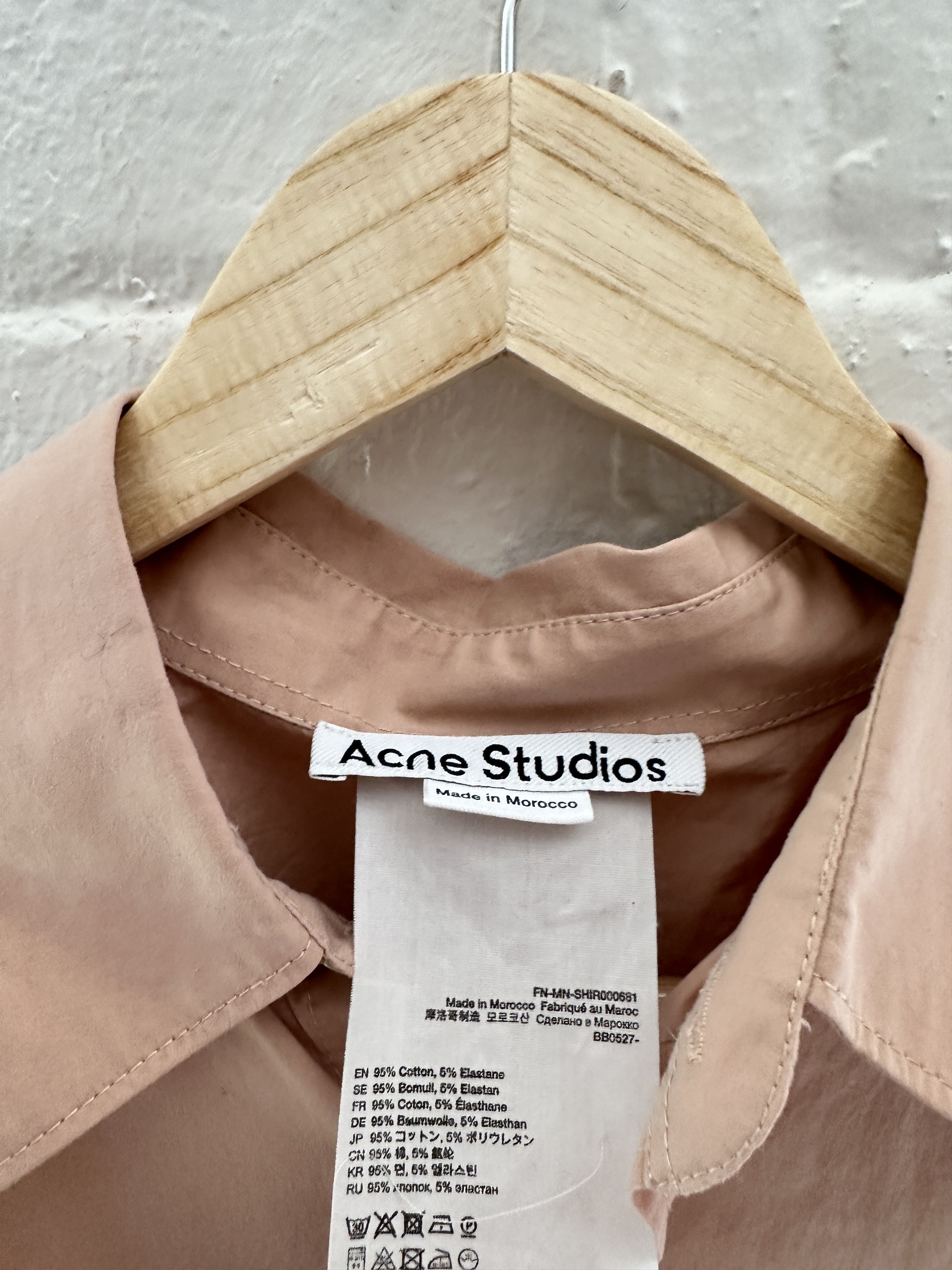 Acne Studios Acne Studios Short Sleeve Button Up Shirt Size US XXL / EU 58 / 5 - 3 Thumbnail