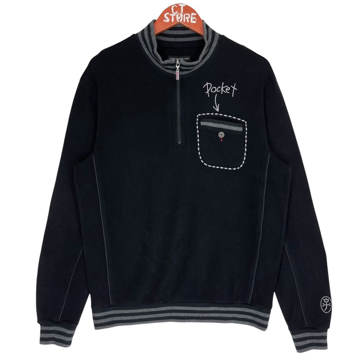 Jean Charles De Castelbajac Castelbajac Half Zipper Sweatshirt Size M Size US M / EU 48-50 / 2 - 1 Thumbnail