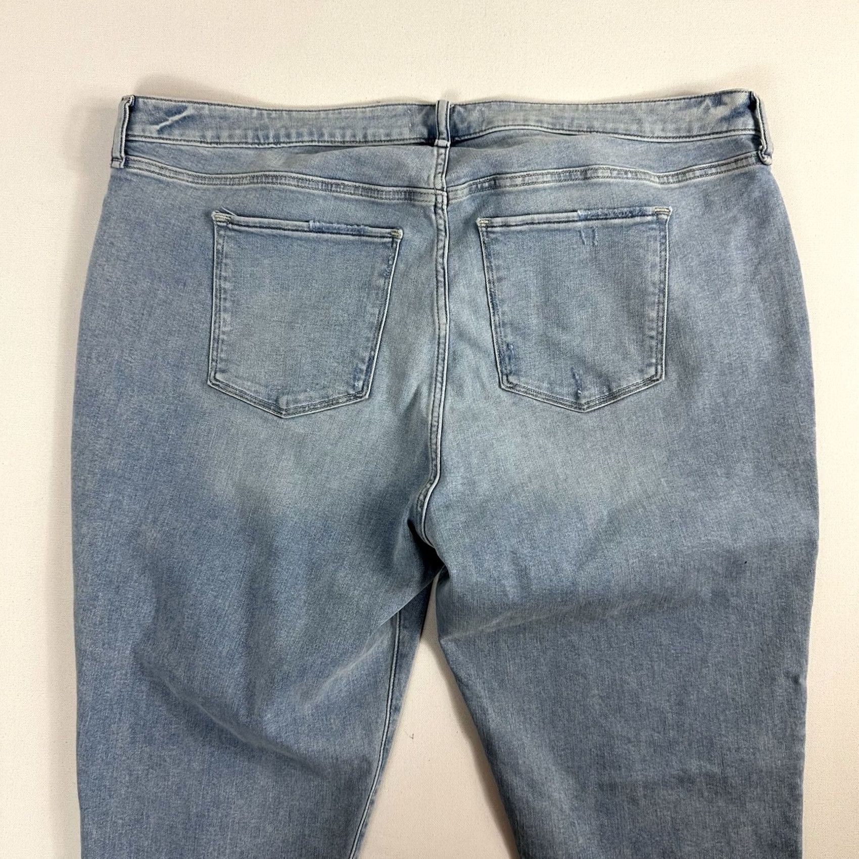 Abercrombie & Fitch Abercrombie & Fitch The Super Skinny Ankle Mid Rise Jeans 37/24L Blue Size 25" / US 0 / IT 36 - 4 Thumbnail