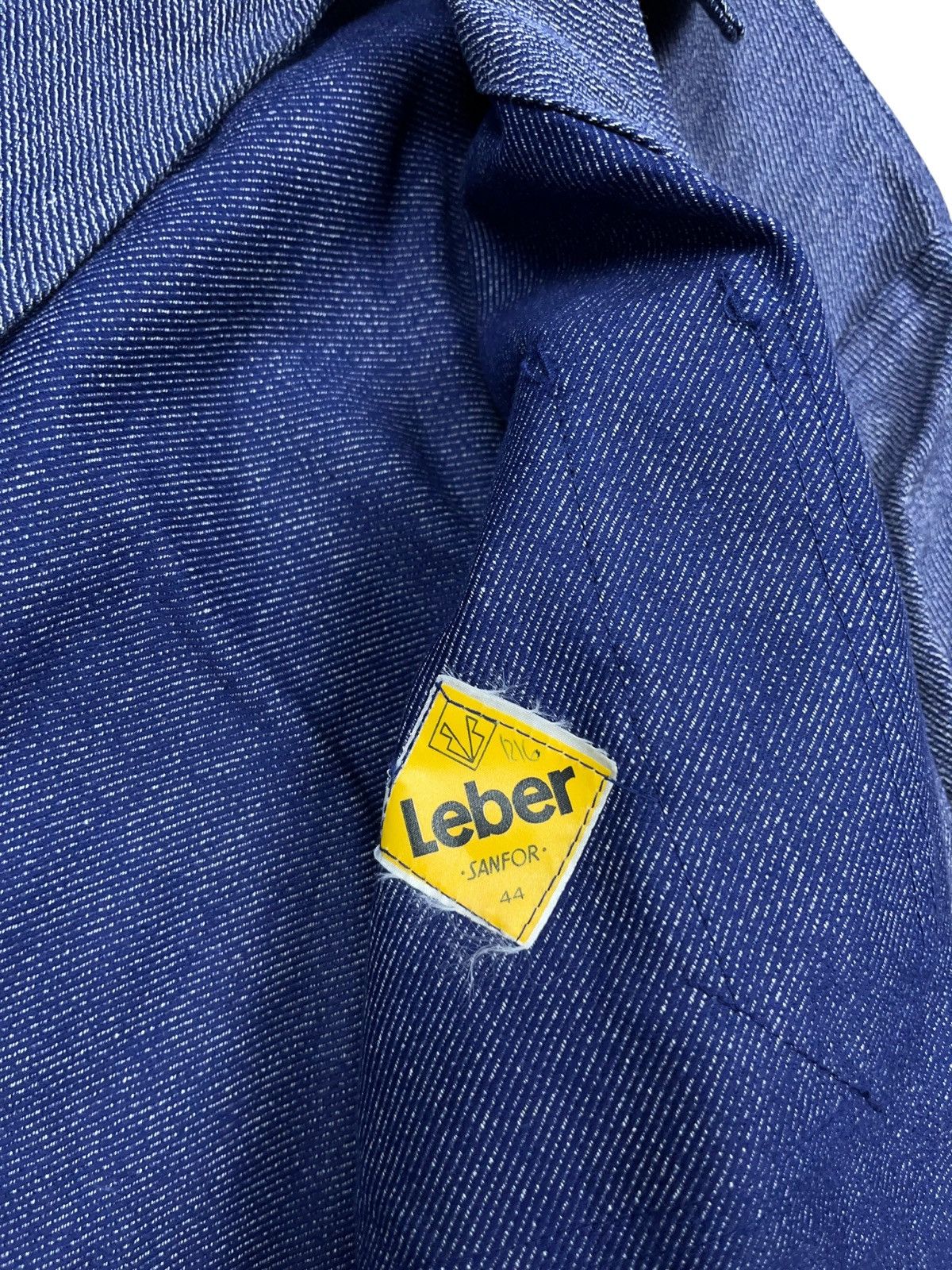 Vintage 60s Sanfor Leber Jacket German Workwear Utility