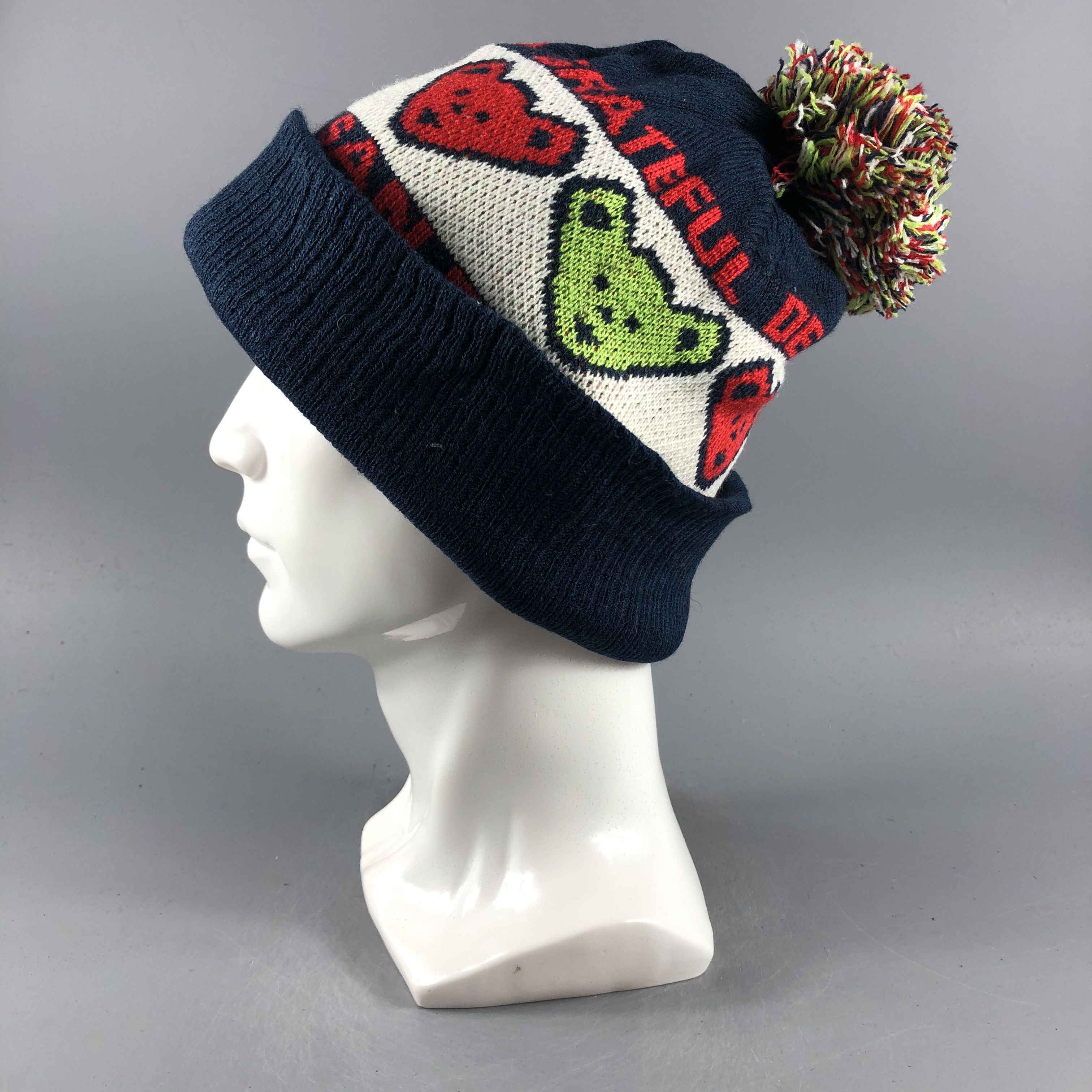 Band Tees × Grateful Dead Greatful Dead Bobble Beanie Snow Hat Snow Cap -D110 Size ONE SIZE - 1 Thumbnail