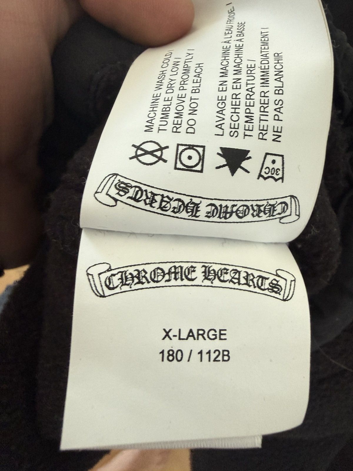 Chrome Hearts Chrome Hearts Fleece Horseshoe Pullover Hoodie Size US XL / EU 56 / 4 - 10 Thumbnail