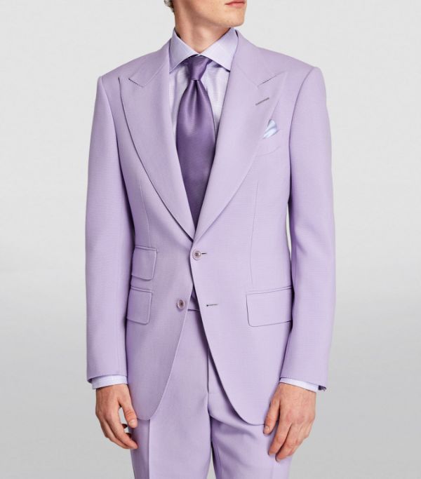 Tom Ford $5K VALUE Single Breasted Jacket in Purple Size 50R - 1 Thumbnail
