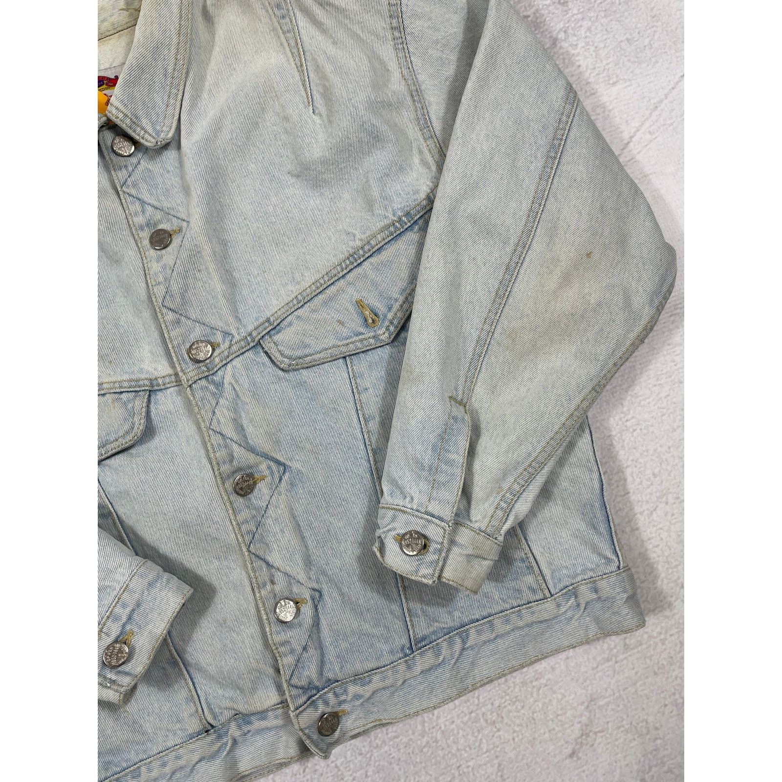 The Unbranded Brand Vintage Code Bleu Denim Jacket - Men's Small Size S / US 4 / IT 40 - 3 Thumbnail