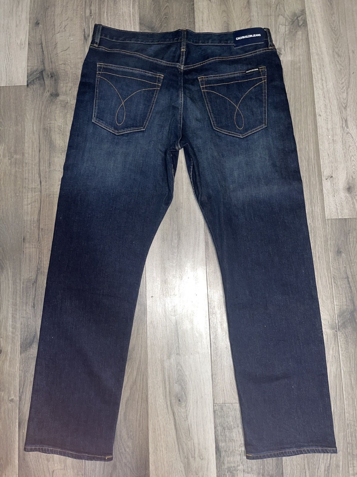 Calvin Klein Calvin Klein Navy Denim NWT Size US 32 / EU 48 - 1 Thumbnail