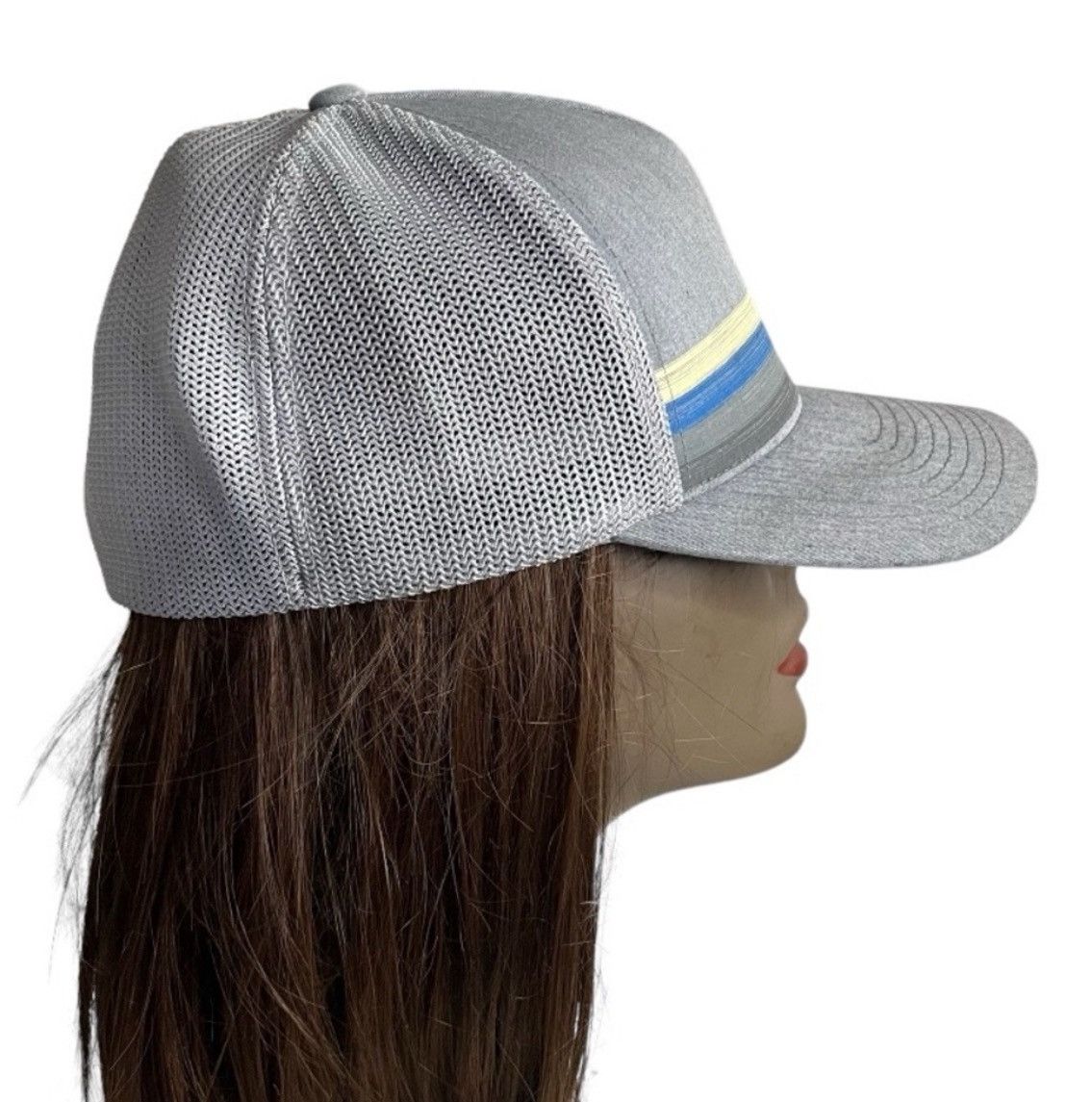 TravisMathew TRAVIS MATHEW Flexfit Grey Golf Cap Size L-XL Mesh Hat Size ONE SIZE - 2 Thumbnail