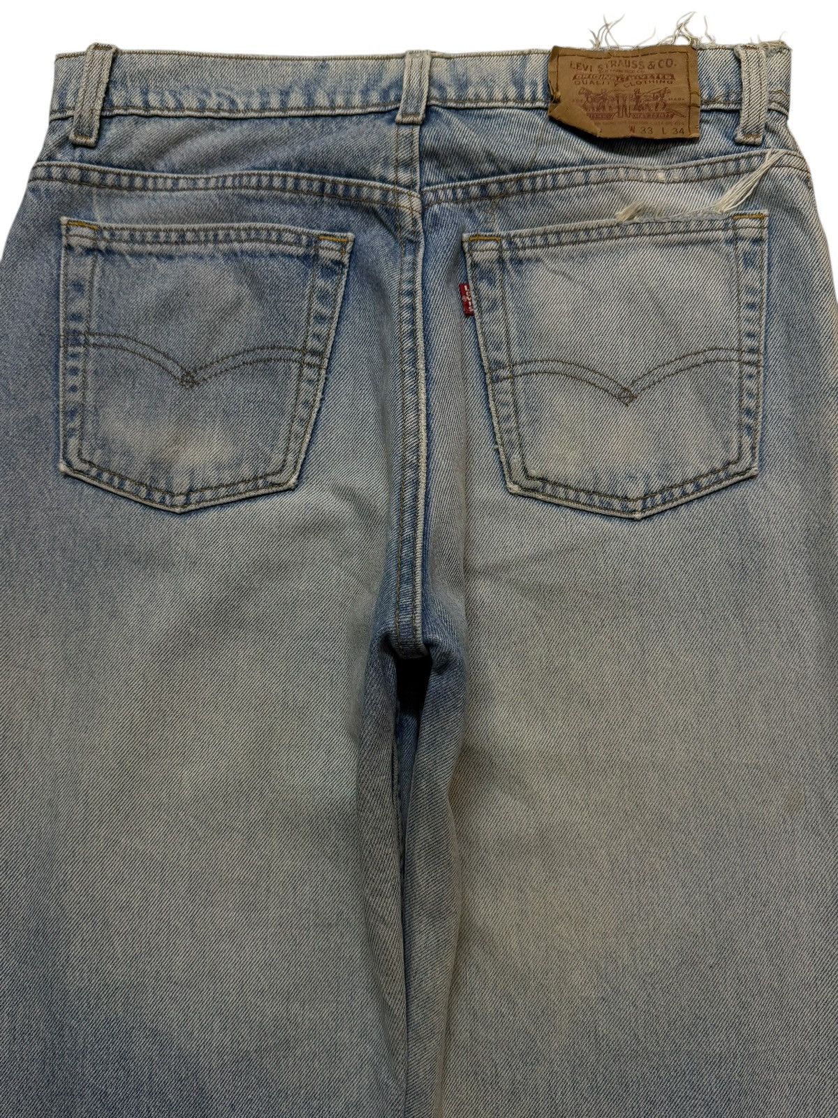 Levi's Vintage 80s Usa Levis 510 Faded Wash Distressed Regular Fits Size US 30 / EU 46 - 4 Thumbnail