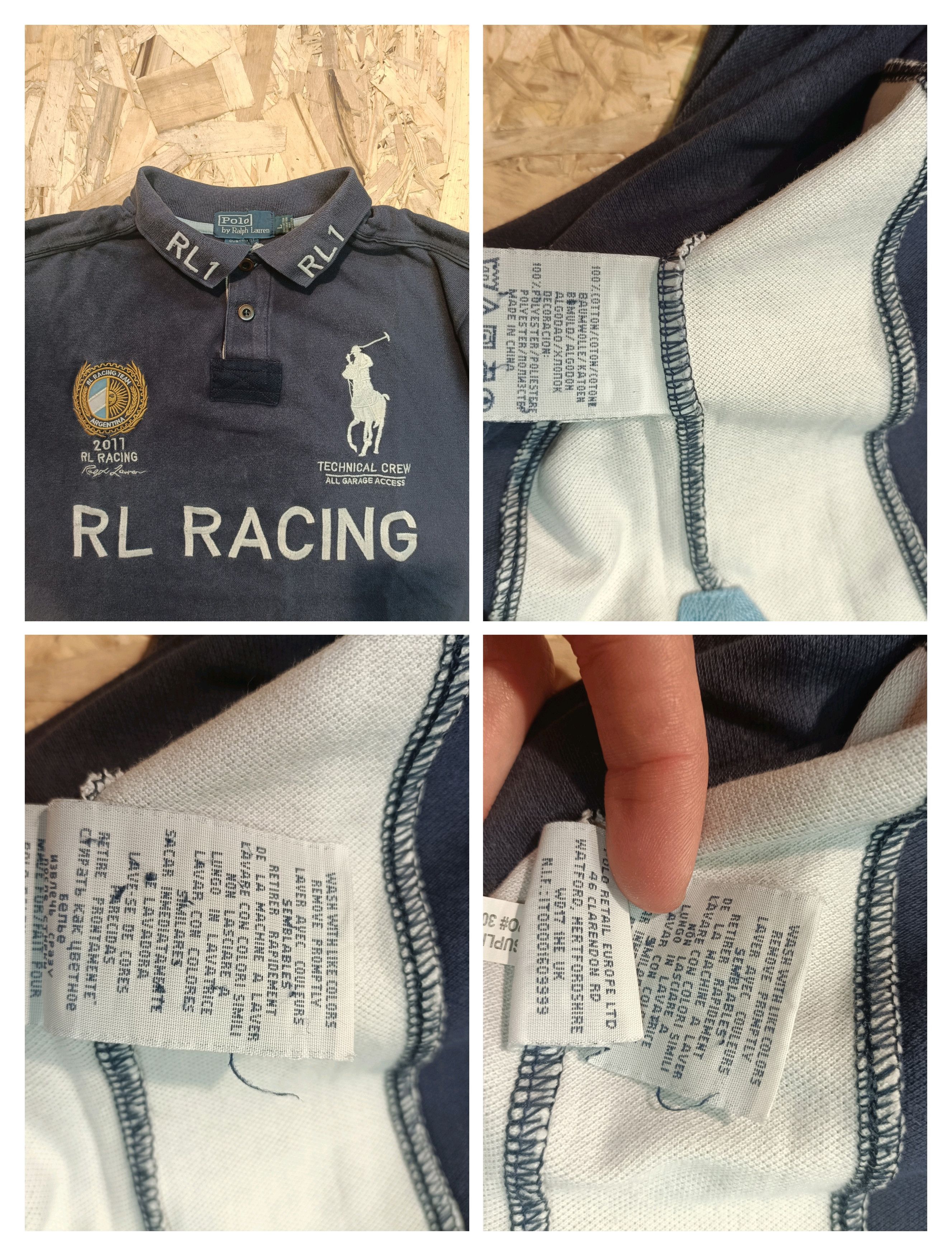 Ralph Lauren × Vintage Polo Ralph Lauren, RL RACING ARGENTINA Size US L / EU 52-54 / 3 - 6 Thumbnail