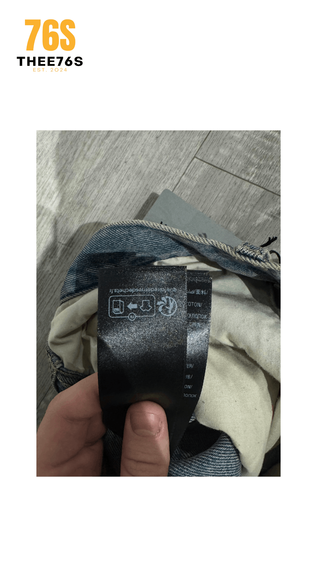 Balenciaga Balenciaga SS24 Inside out baggy jeans in Blue Size US 30 / EU 46 - 6 Thumbnail