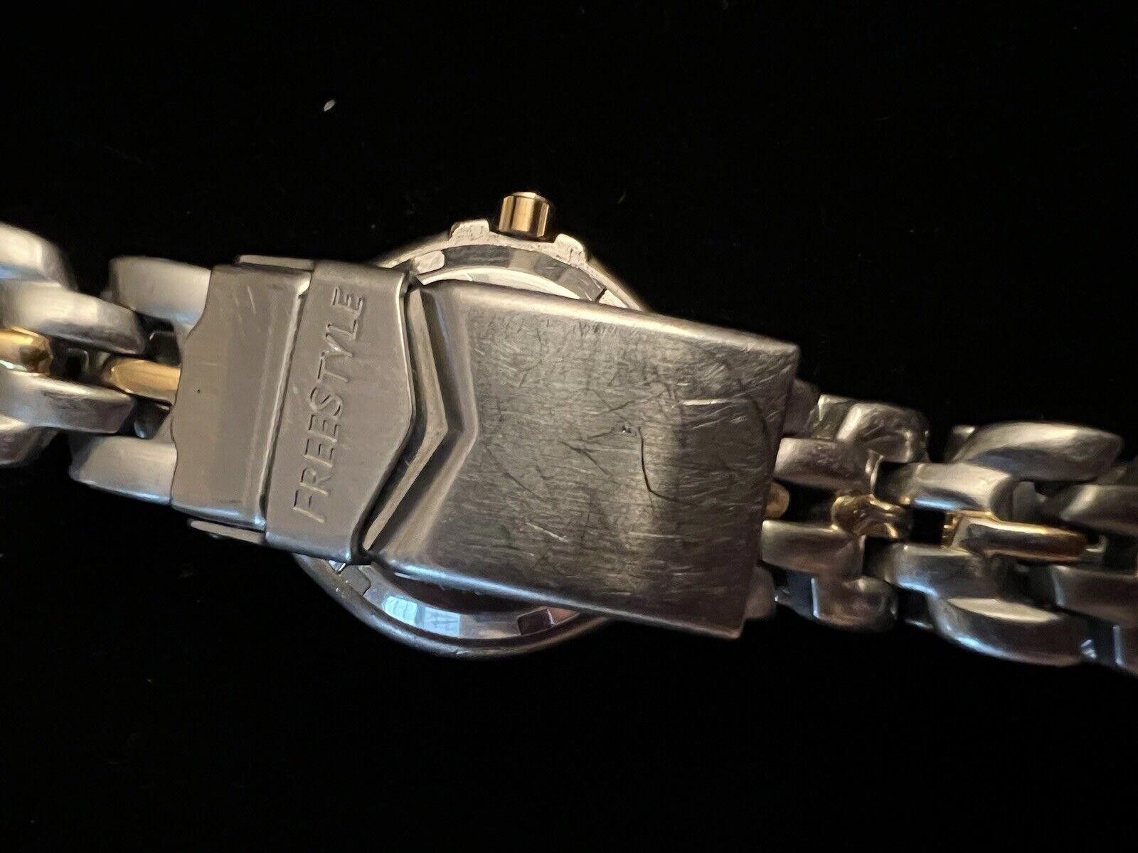 Other Ladies Freestyle 2 Tone Watch New Battery Size ONE SIZE - 6 Thumbnail