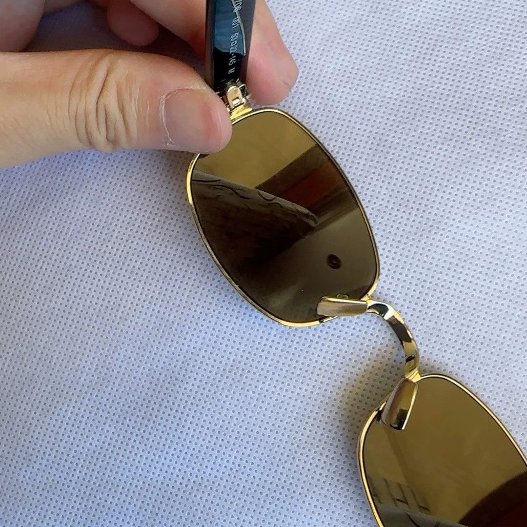 Yves Saint Laurent YSL Women's Gold Oval Metal Sunglasses Size ONE SIZE - 7 Thumbnail