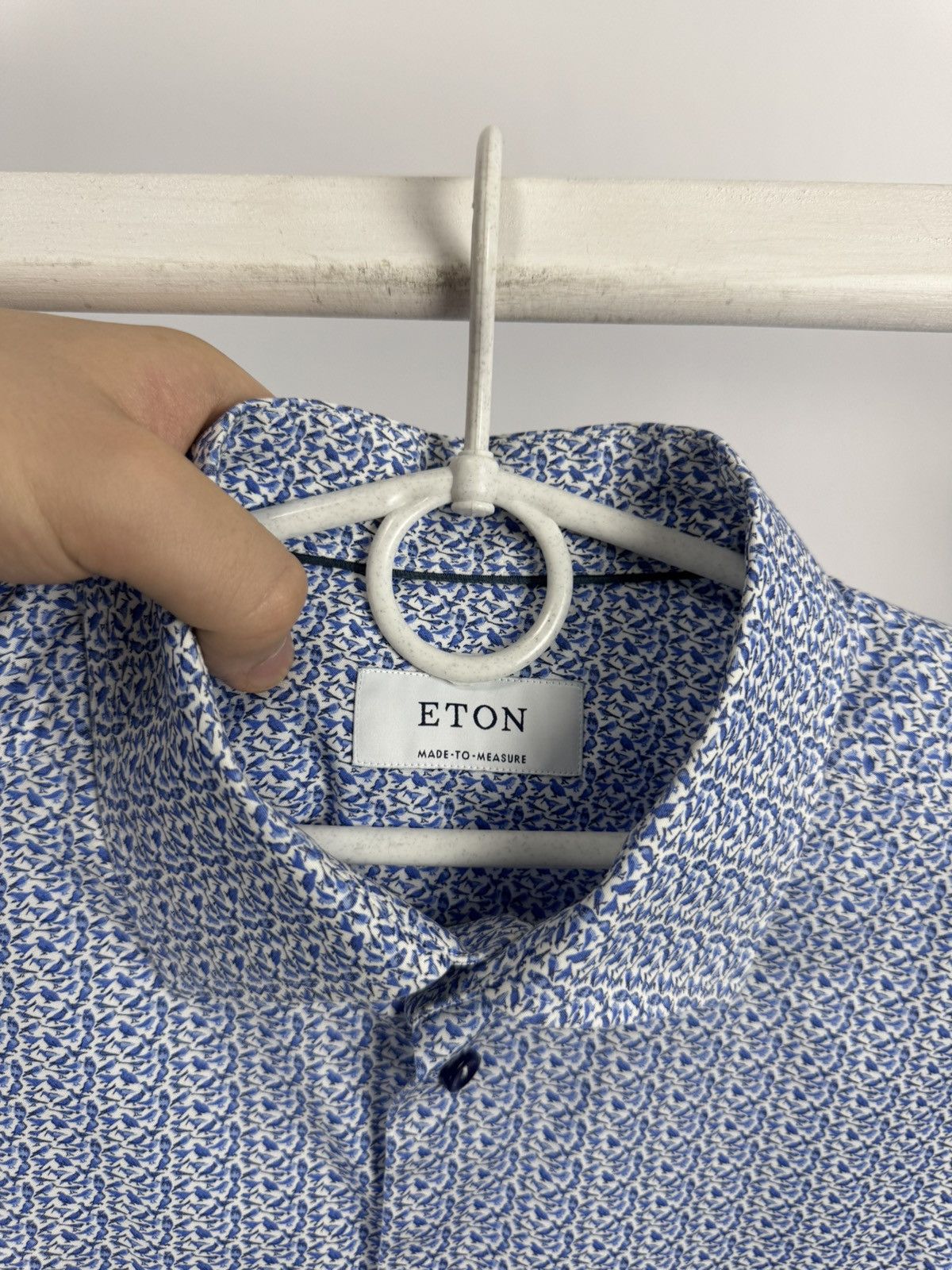 Eton Eton Geometric Print Shirt Size US L / EU 52-54 / 3 - 5 Thumbnail
