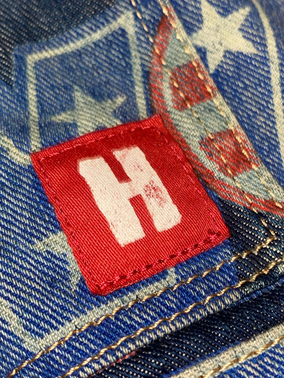 Hysteric Glamour × Vintage Hysteric Glamour American Denim Bagpack Size ONE SIZE - 10 Thumbnail