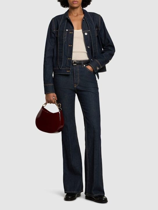 Lanvin o1y0326 Denim Pant in Blue Size 30" / US 8 / IT 44 - 4 Thumbnail