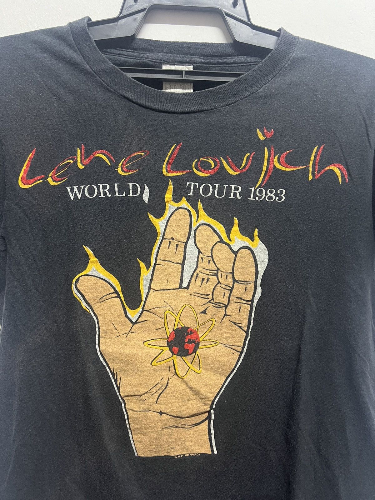 Band Tees × Vintage Vintage 80’s Lene Lovich Tour Album Tee Size US M / EU 48-50 / 2 - 2 Thumbnail
