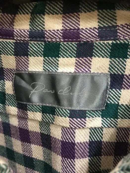 Flannel × Vintage Vintage Plaid Tartan Flannel Shirt 👕 Size US L / EU 52-54 / 3 - 3 Thumbnail
