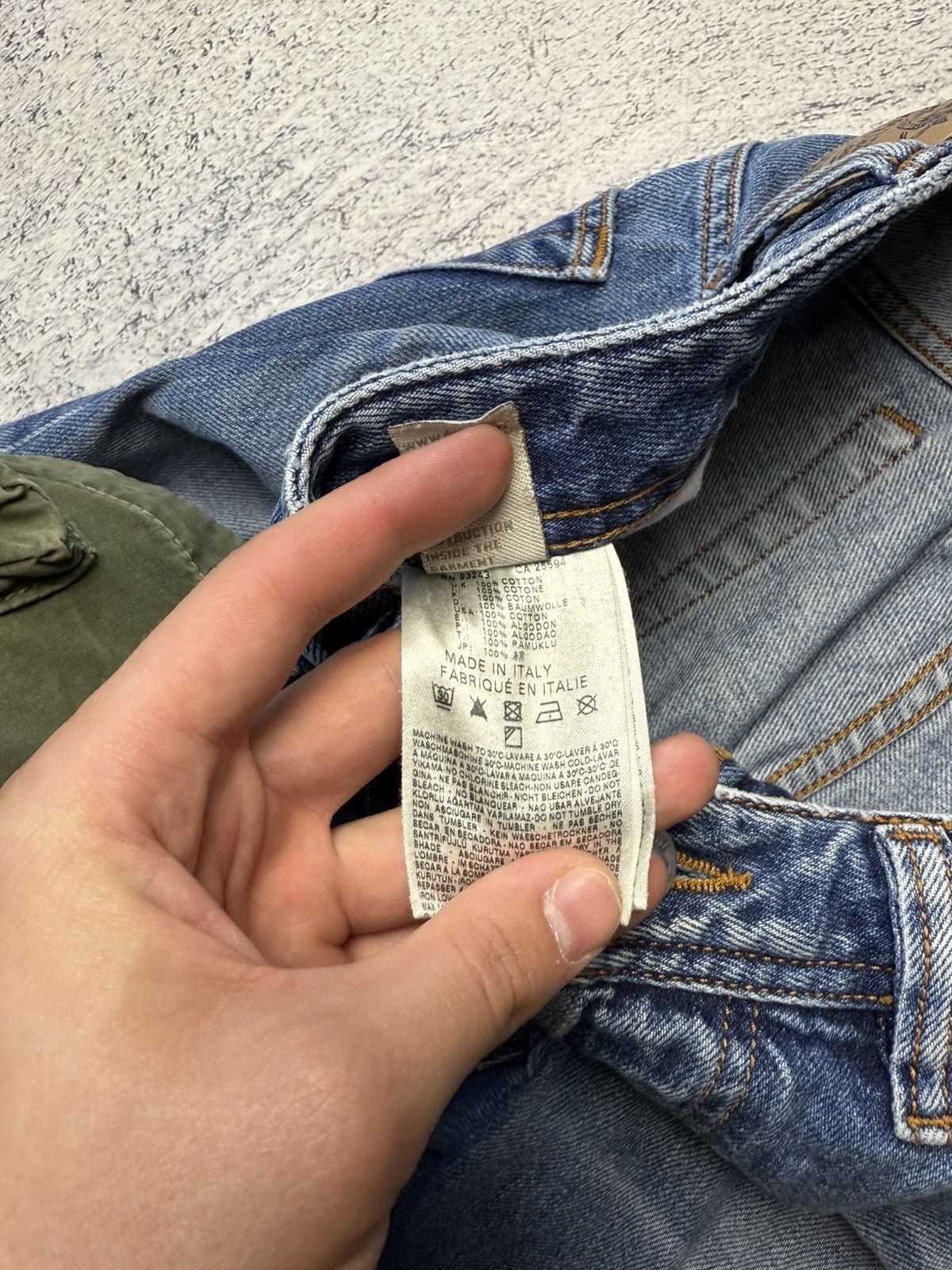 Diesel Men's Vintage Diesel Industry Distressed Faded Jeans Size 32 Size US 32 / EU 48 - 21 Thumbnail