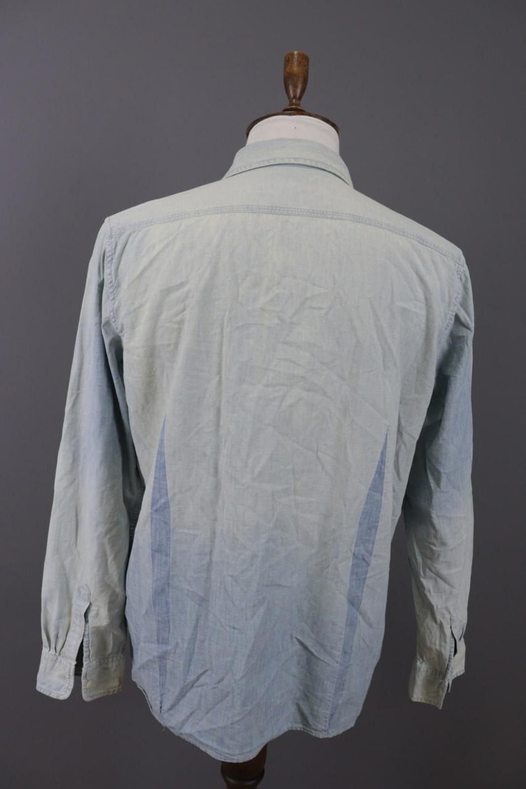 Denim & Supply Ralph Lauren Men Denim & Supply Ralph Lauren Blue Denim Over Shirt XL Size US XL / EU 56 / 4 - 12 Thumbnail