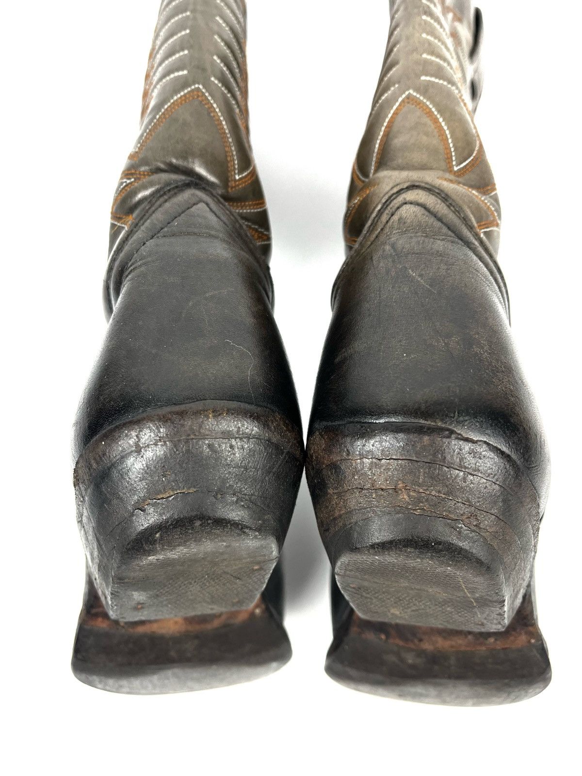 Vintage Mosquito Boots Vintage Cowboy Boots Pointed Toe Leather Size US 7 / EU 40 - 6 Thumbnail