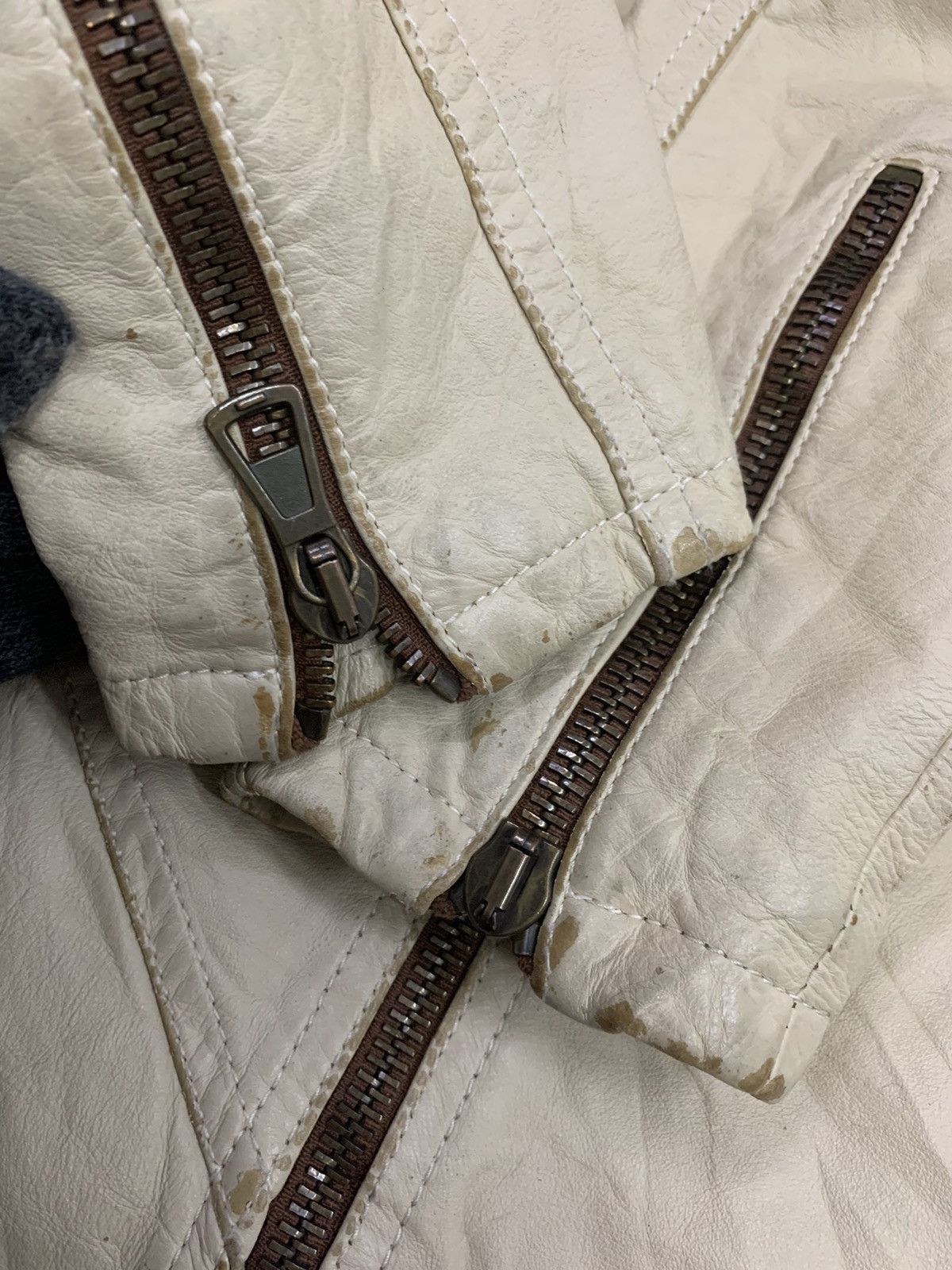 Genuine Leather × Leather Della Casa Marcello Pampaloni Leather Rider Jacket Size US M / EU 48-50 / 2 - 14 Thumbnail