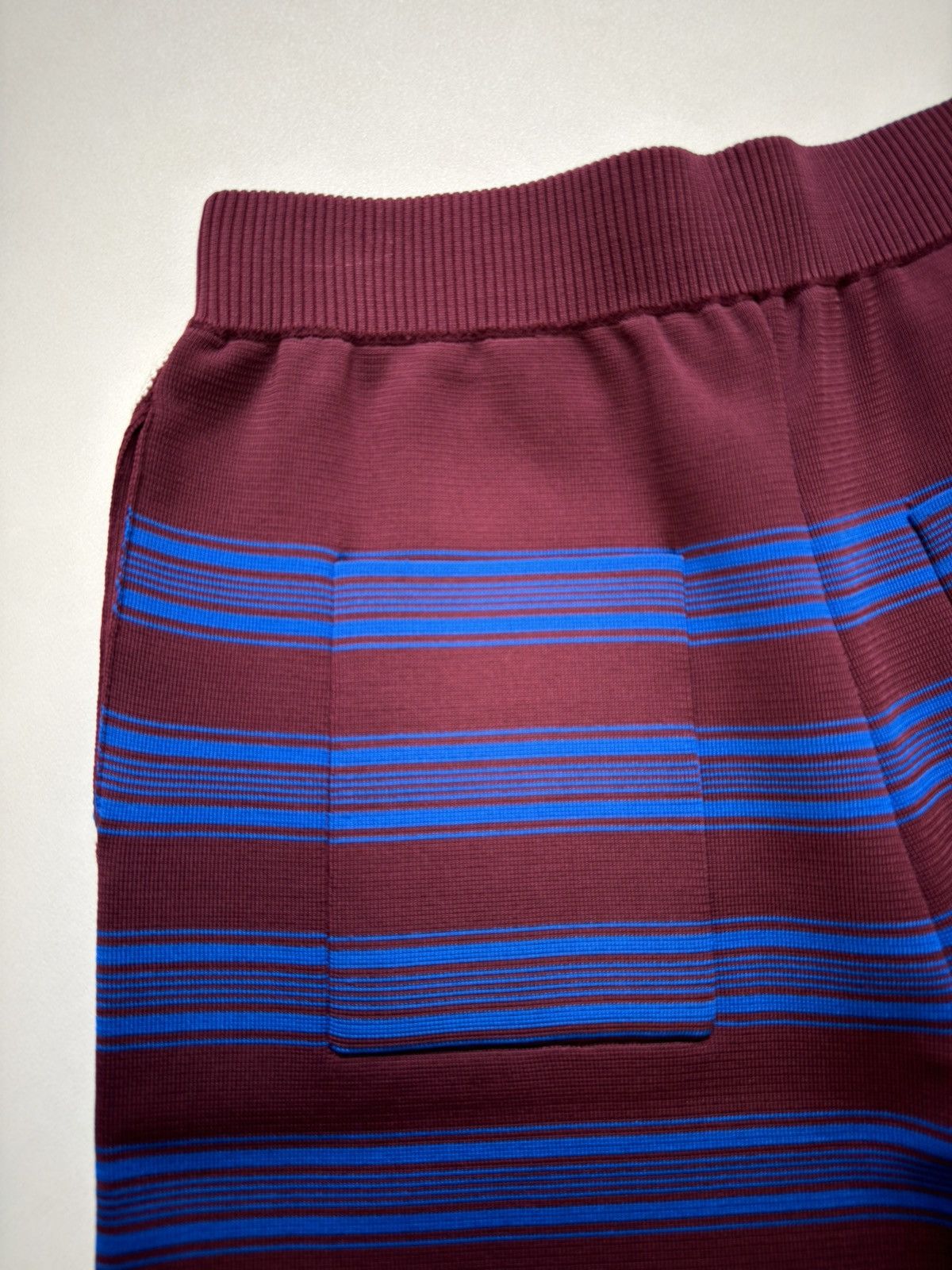 Wales Bonner Sample ‘Music’ Striped Tech Knit Shorts Size US 32 / EU 48 - 14 Thumbnail