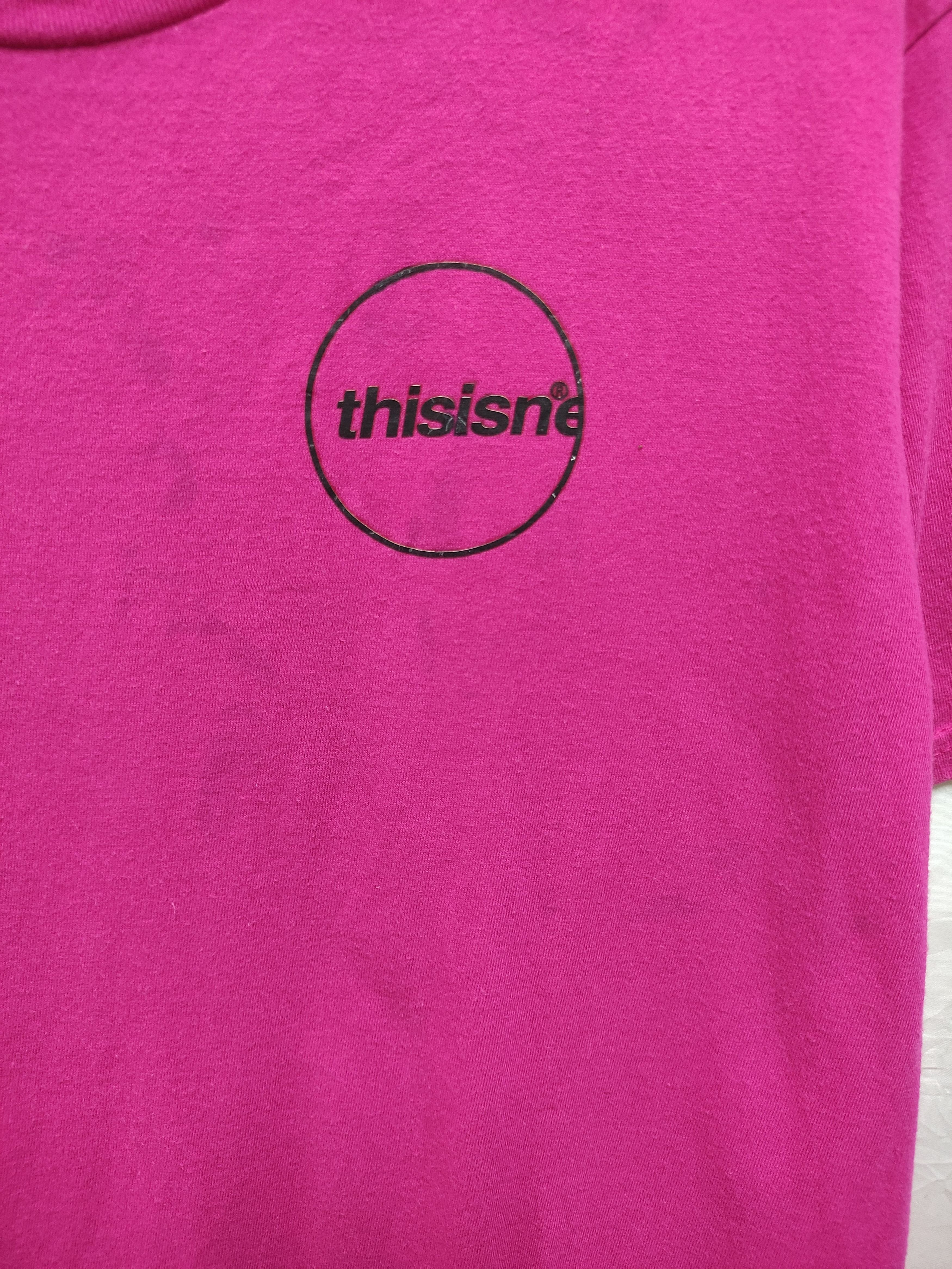 thisisneverthat thisisneverthat big logo pink t-shirt Size US L / EU 52-54 / 3 - 4 Thumbnail