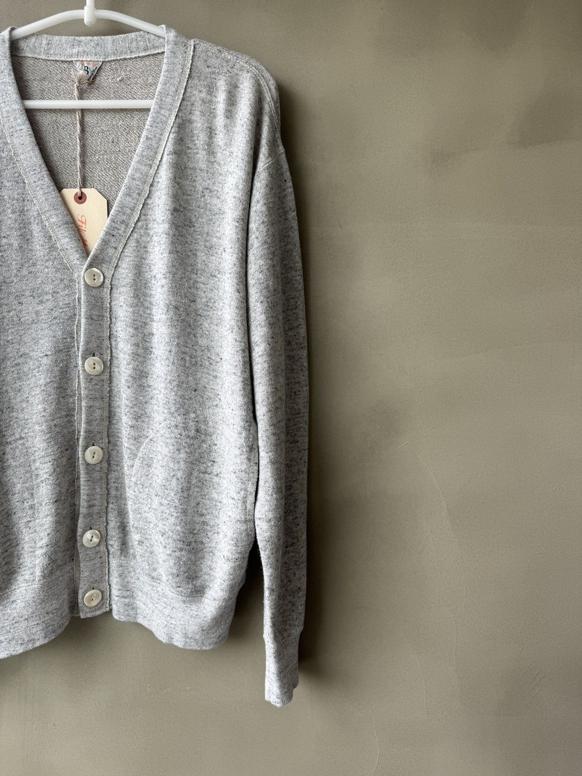 FilMelange FilMelange Japan Mens Grey Melange Sweater Cardigan M Size US M / EU 48-50 / 2 - 2 Thumbnail