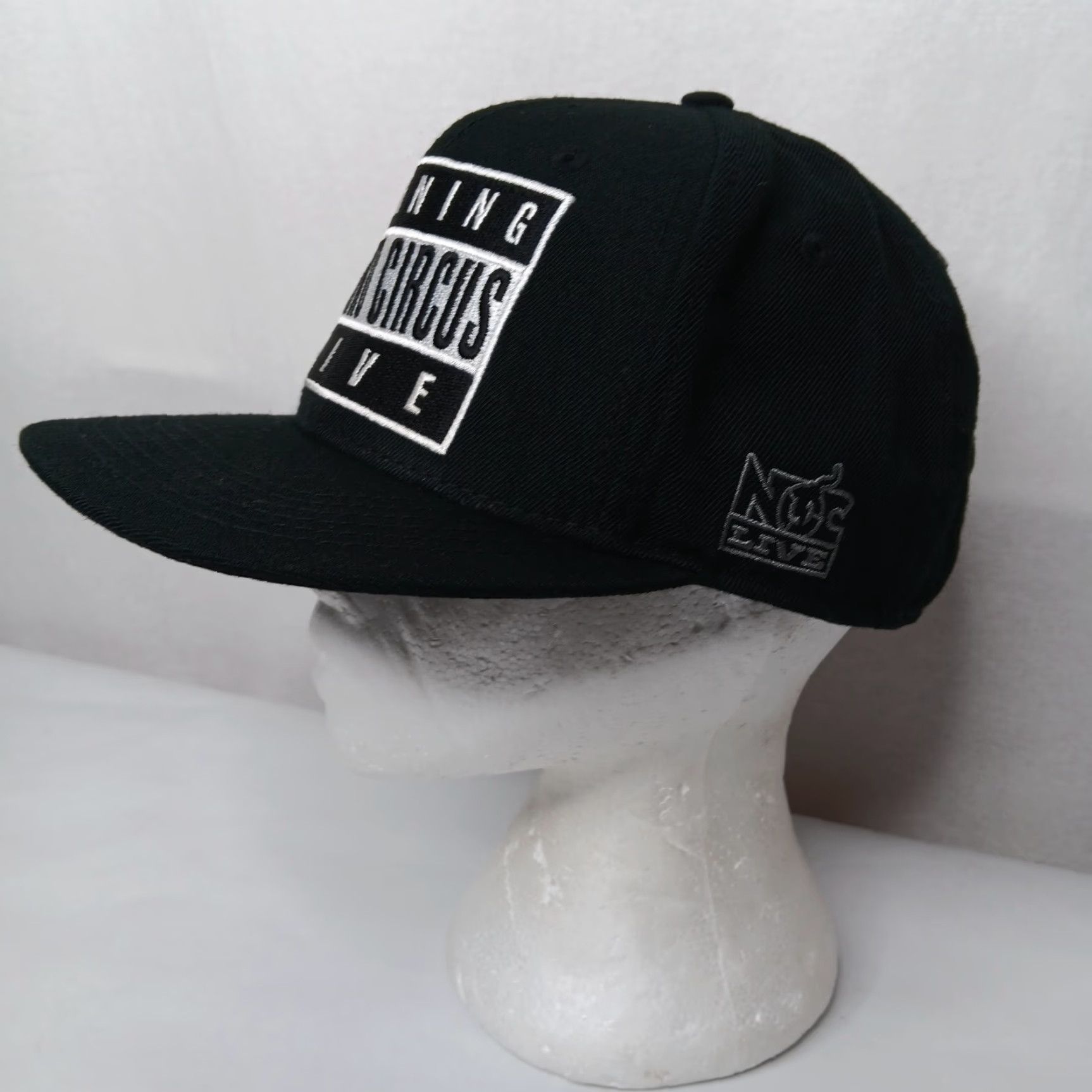 Olive VINTAGE WARNING Nitro Circus Live Cap Hat BMX Skate NOC Embroidered Snap Back Black Men One Size Adjustable Canvas Cotton Blend Shadow Size ONE SIZE - 2 Thumbnail