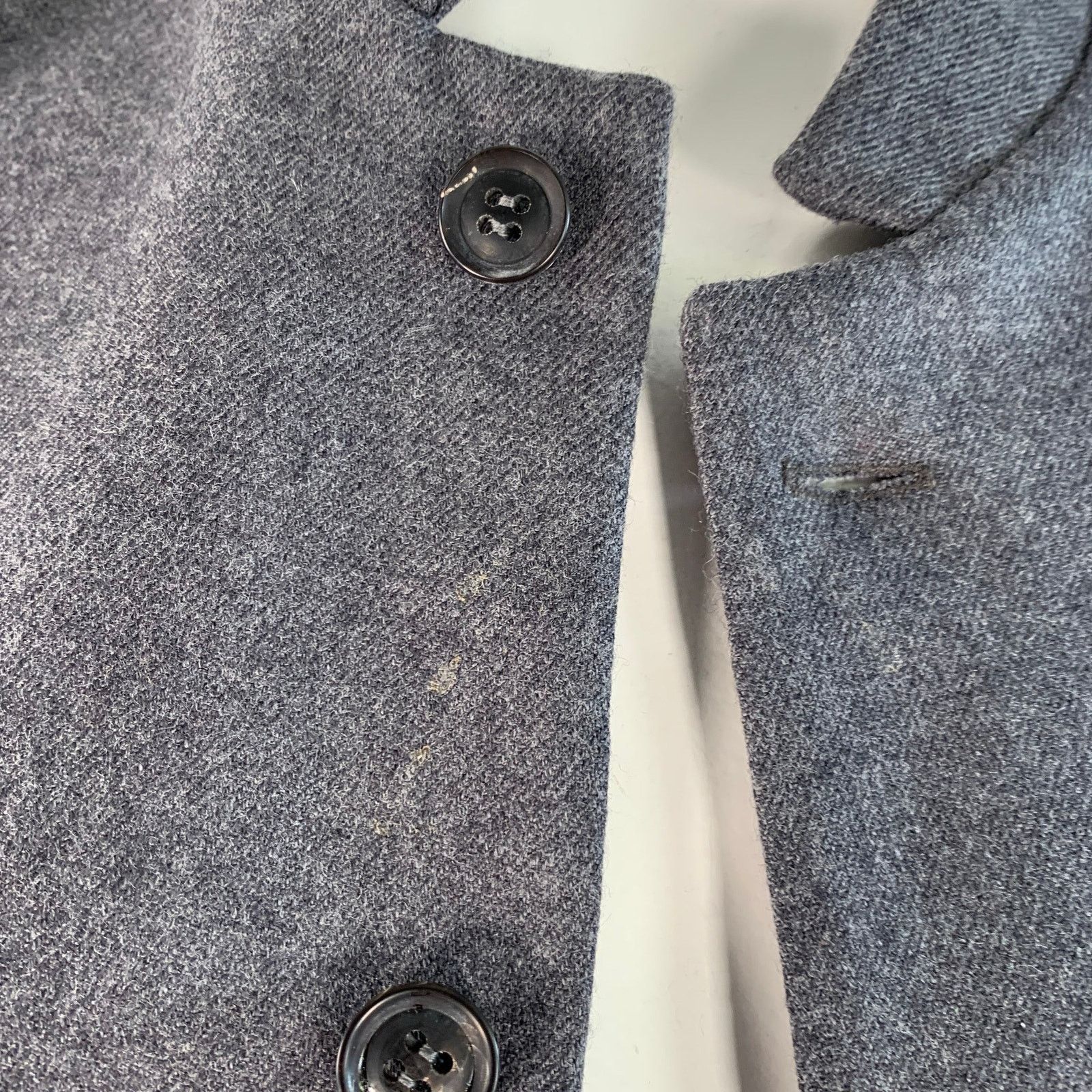 Other ALAN BILZERIAN L Grey Heather Twill Wool Nehru Collar Vest Size 40R - 5 Thumbnail