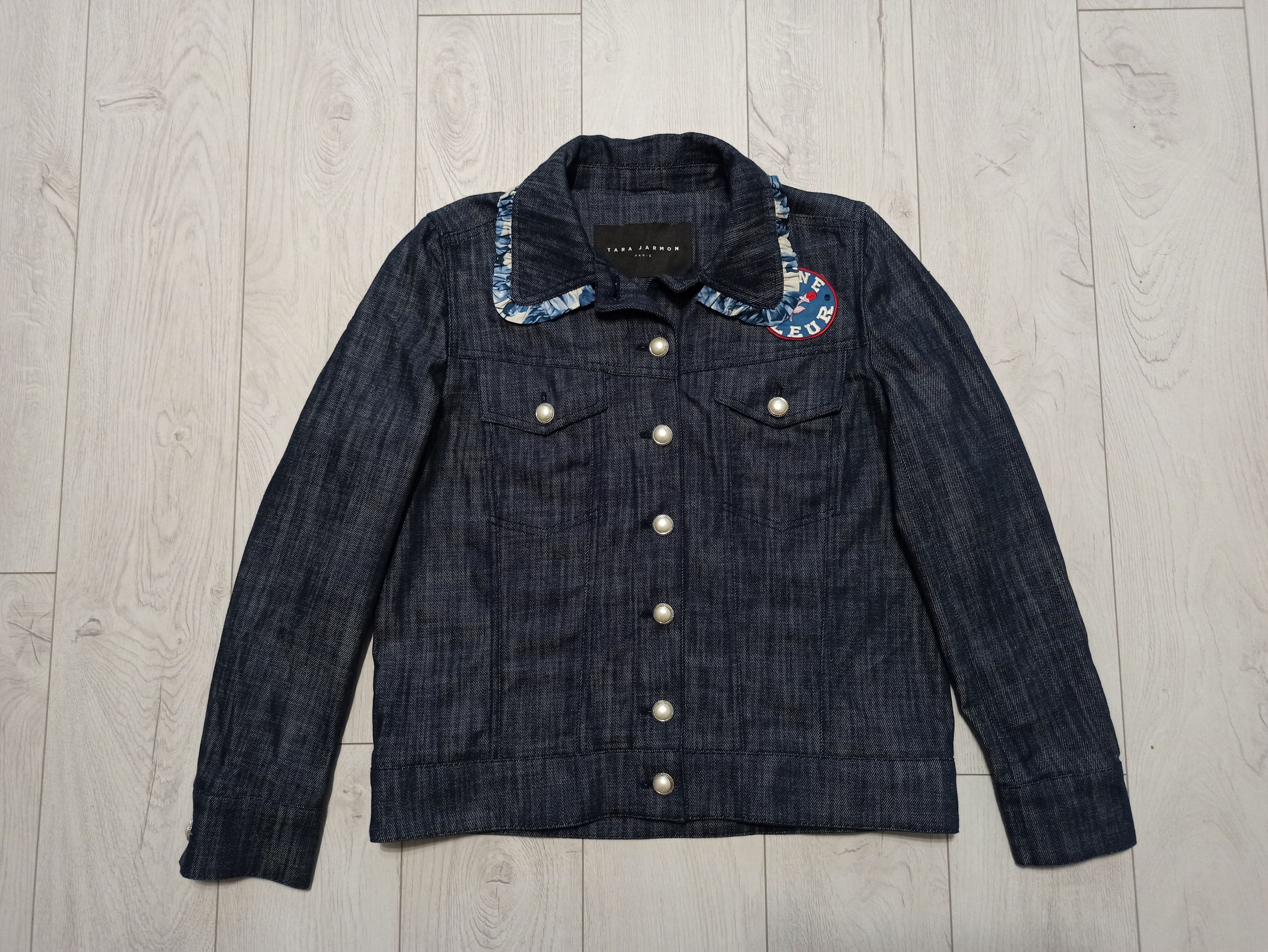 Designer × Tara Jarmon Tara Jarmon Denim Jacket Size M / US 6-8 / IT 42-44 - 1 Thumbnail