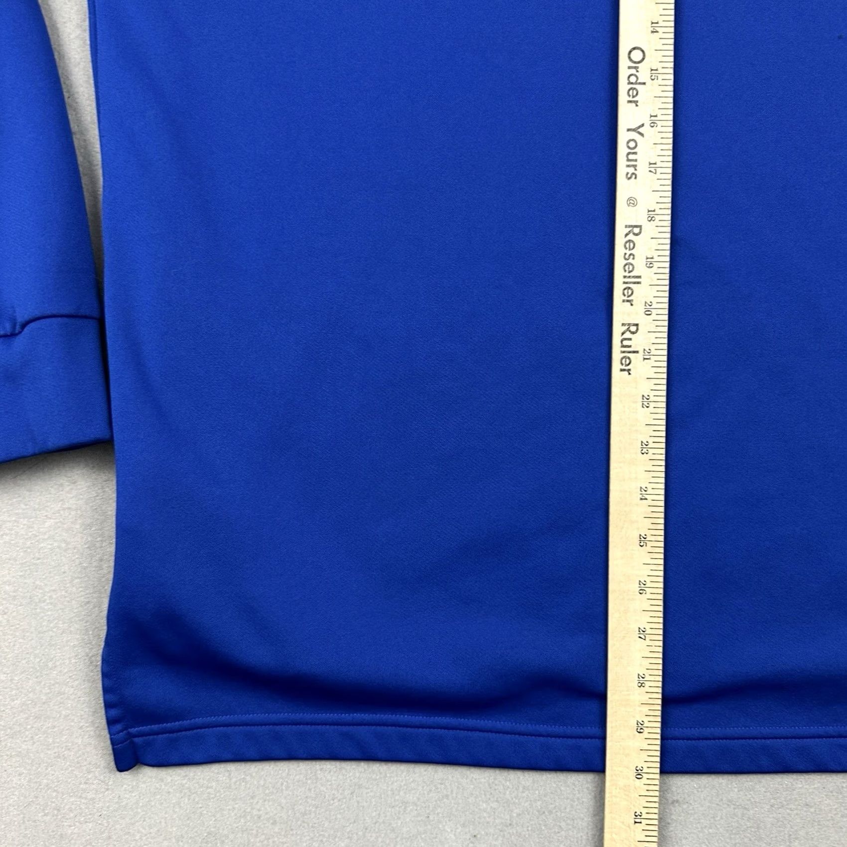 Adidas Adidas Pullover Sweatshirt Men 2XL Blue 1/4 Zip Golf Sports Solid Casual Collared Knit Logo Size US XXL / EU 58 / 5 - 7 Thumbnail