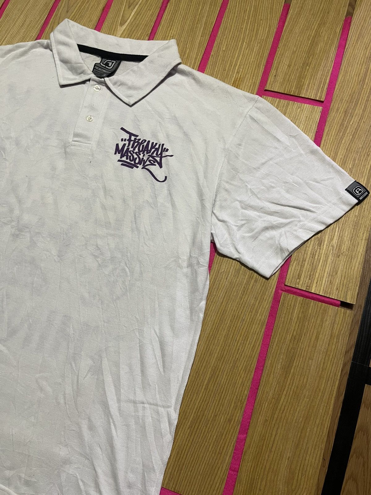 If Six Was Nine Y2K FREAKY MASSIVE short sleeve polo Size US XL / EU 56 / 4 - 5 Thumbnail