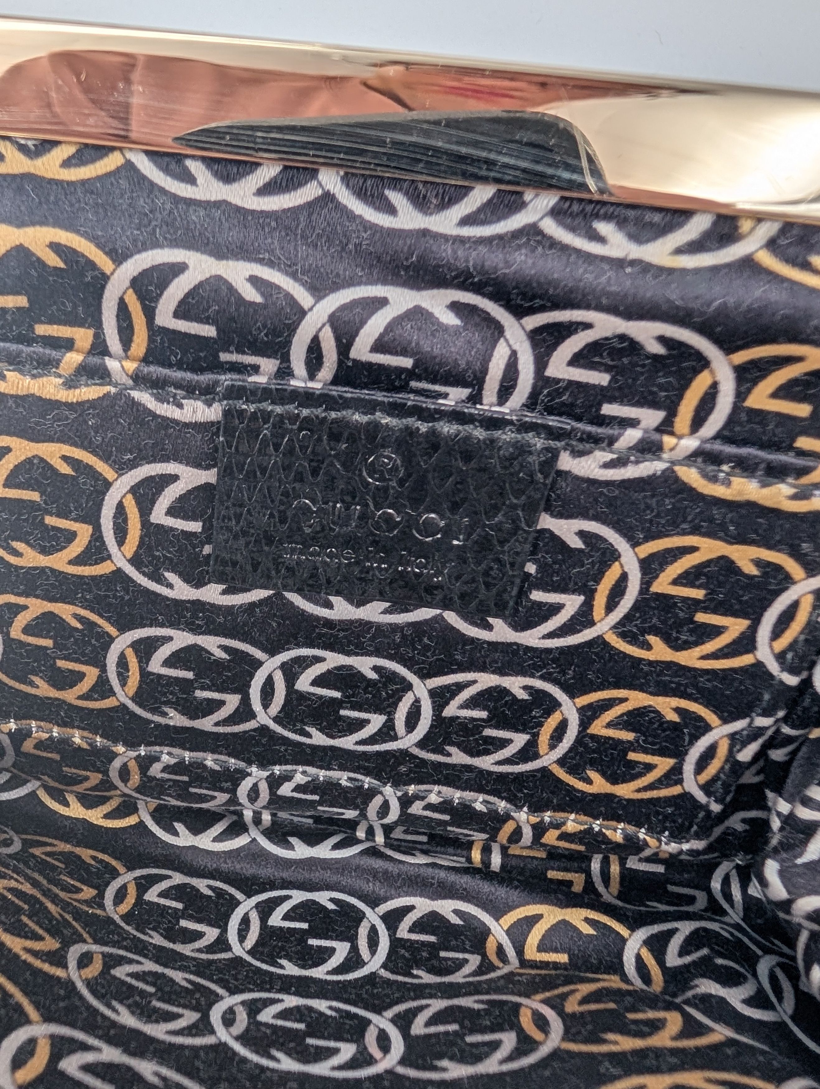 Gucci Black Beaded Evening Handbag Size ONE SIZE - 4 Thumbnail