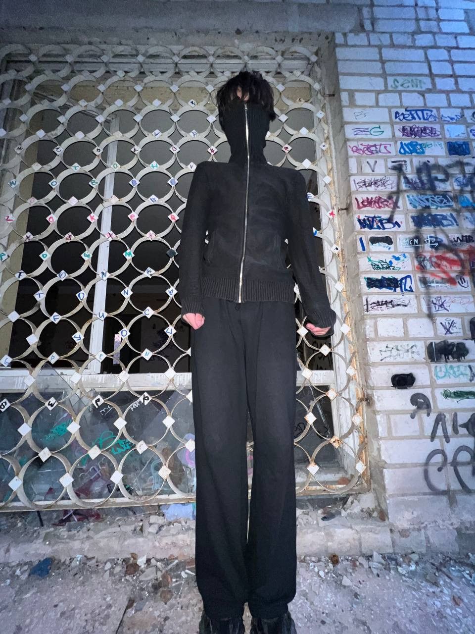 H&M × Vintage Vintage Y2K Archival Owens Style Long Collar Opium Hoodie Size US S / EU 44-46 / 1 - 3 Thumbnail