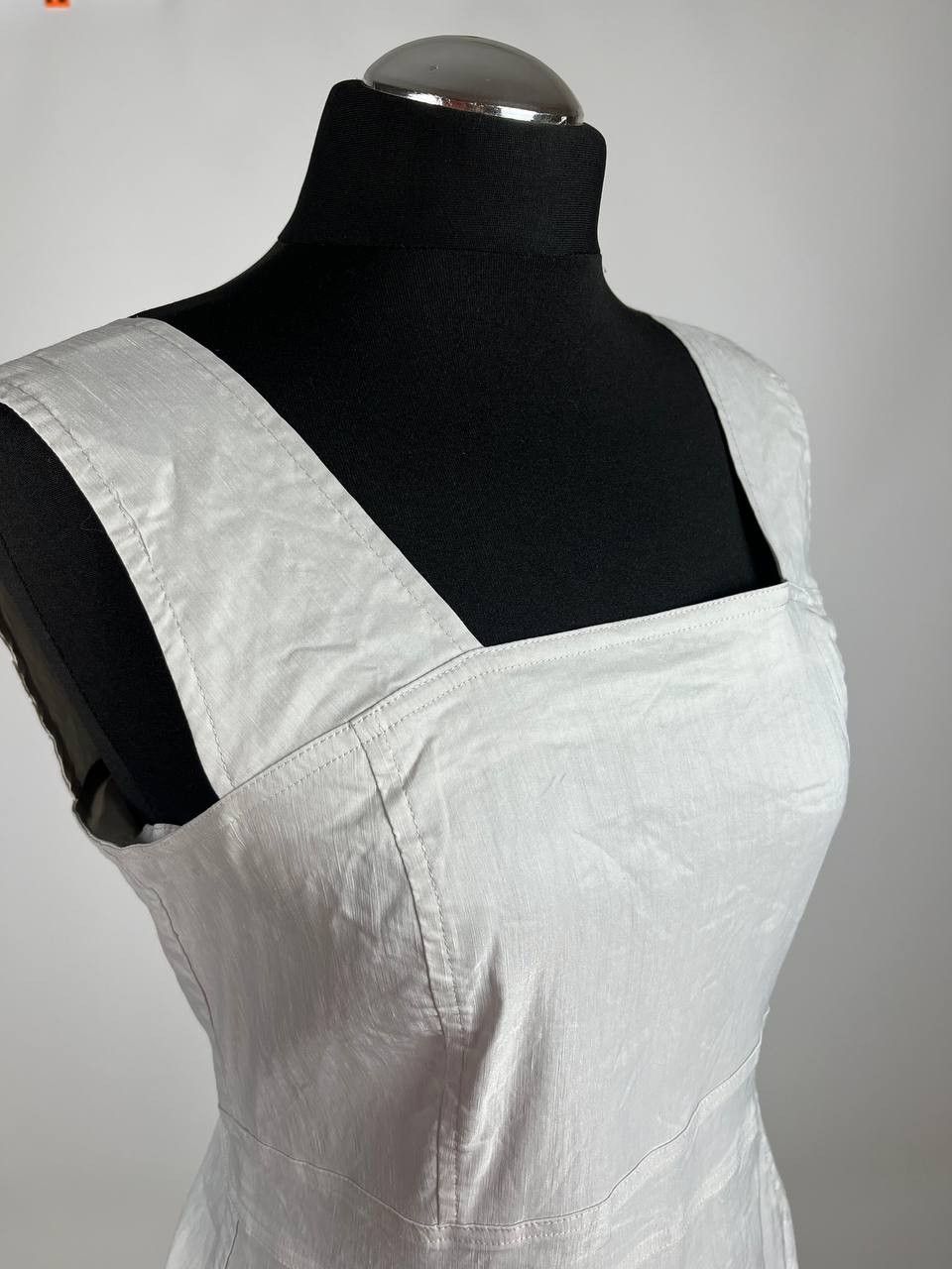 Sarah Pacini Sarah Pacini Avant Garde Linen Blend Dress Size 1 (0507) Size S / US 4 / IT 40 - 4 Thumbnail