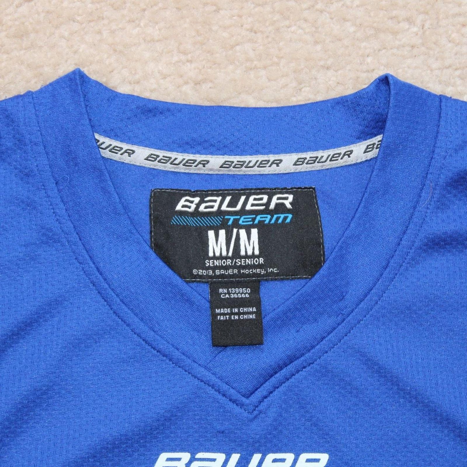 & Other Stories Blue Y2K Bauer Long sleeve Graphic Hockey Jersey Size US M / EU 48-50 / 2 - 3 Thumbnail