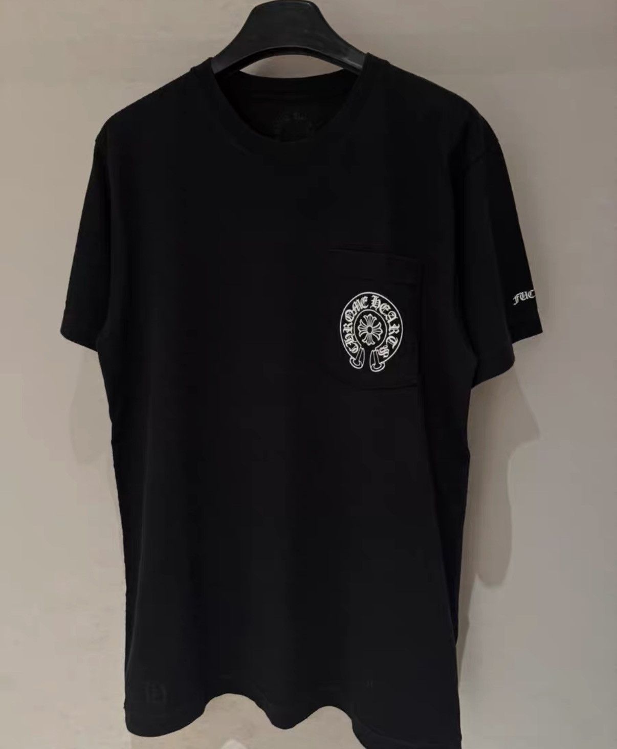 Chrome Hearts Chrome Hearts Black Crewneck Hong Kong City Exclusive Short Size US M / EU 48-50 / 2 - 2 Thumbnail