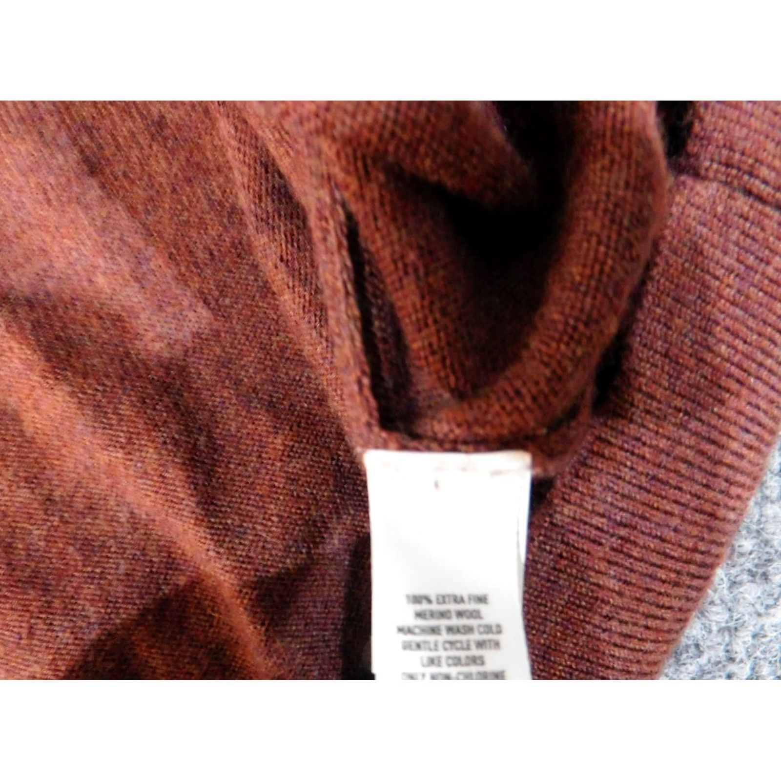 Bonobos Bonobos Sweater Mens 2XL Red Wool Pullover Crew Neck Knit Cable-Knit Regular Business Casual Size US XXL / EU 58 / 5 - 7 Thumbnail