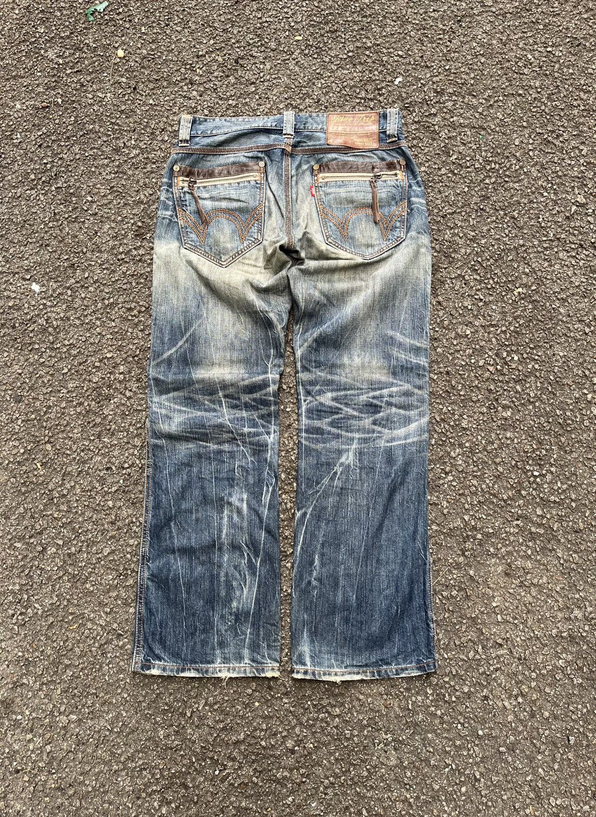 Hysteric Glamour Vintage Edwin 503 Rusty Faded Distressed Denim Jean Pants Size US 32 / EU 48 - 10 Thumbnail