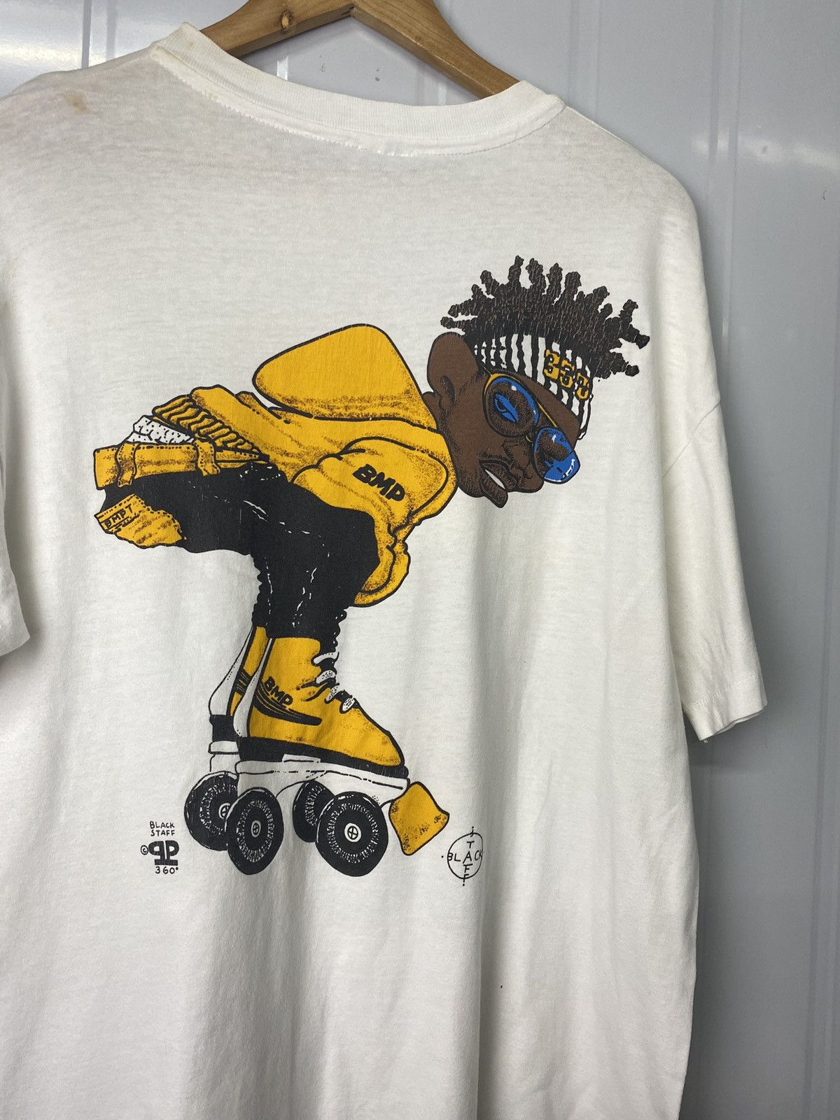 VERY RARE! Vintage 90s Skate Tees BMP Hookups Parody
