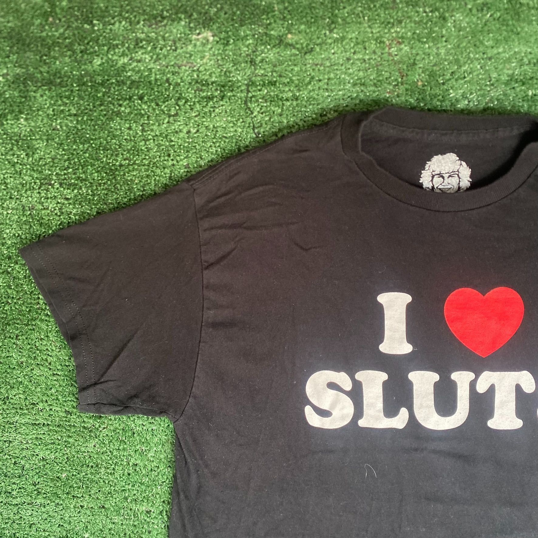 Vintage Vintage Y2K I Love Sluts Shirt Funny Ironic Dirty Humor Tee Size US M / EU 48-50 / 2 - 2 Thumbnail