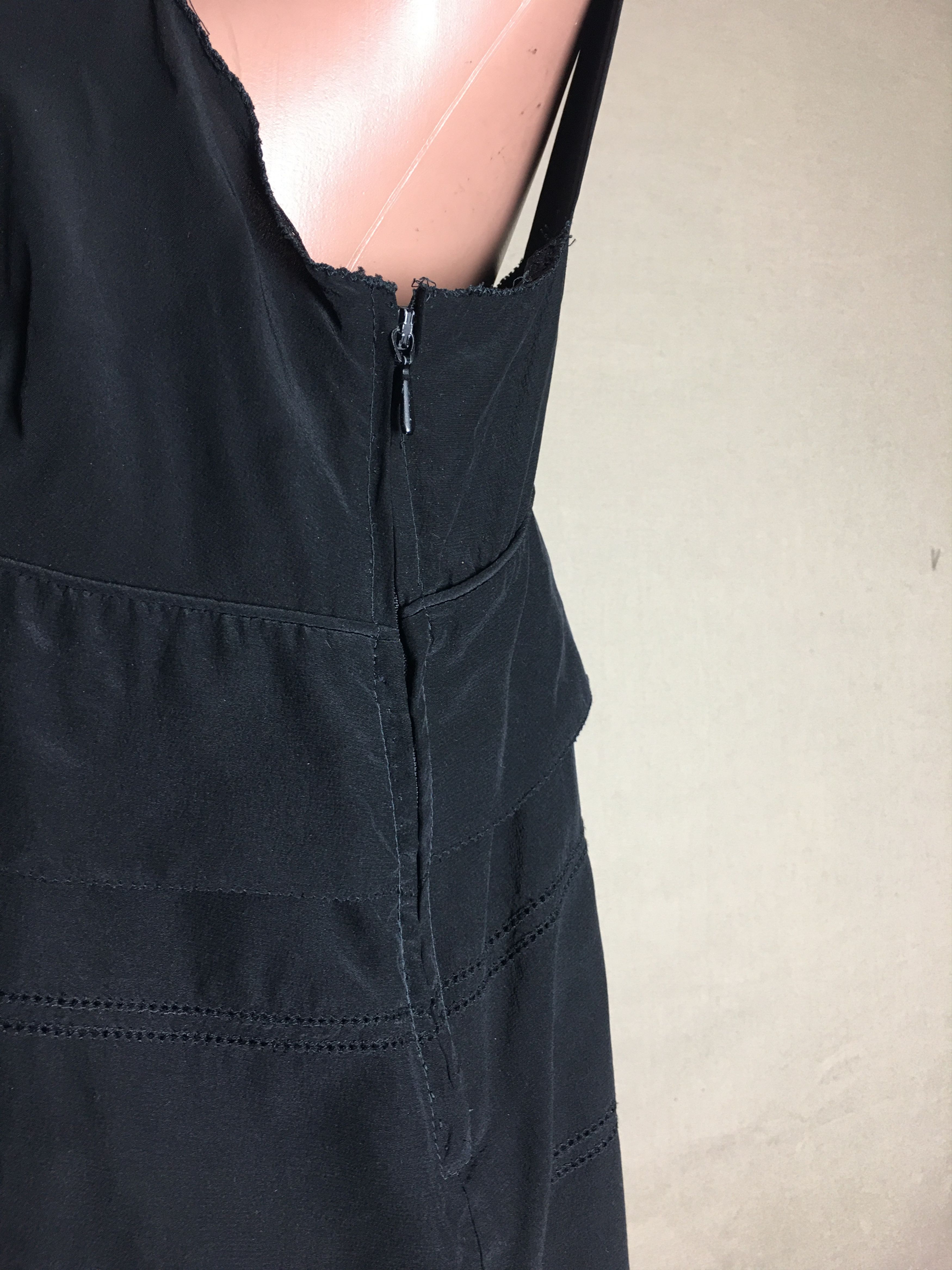 DOROTHEE SCHUMACHER Dorothee Schumacher Black Silk Designer Dress Size 4 (US 8) Size M / US 6-8 / IT 42-44 - 6 Thumbnail