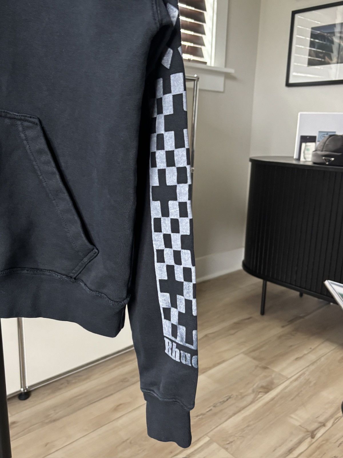 Rhude RHUDE | MOONLIGHT LOGO HOODIE BLACK Size US M / EU 48-50 / 2 - 6 Thumbnail