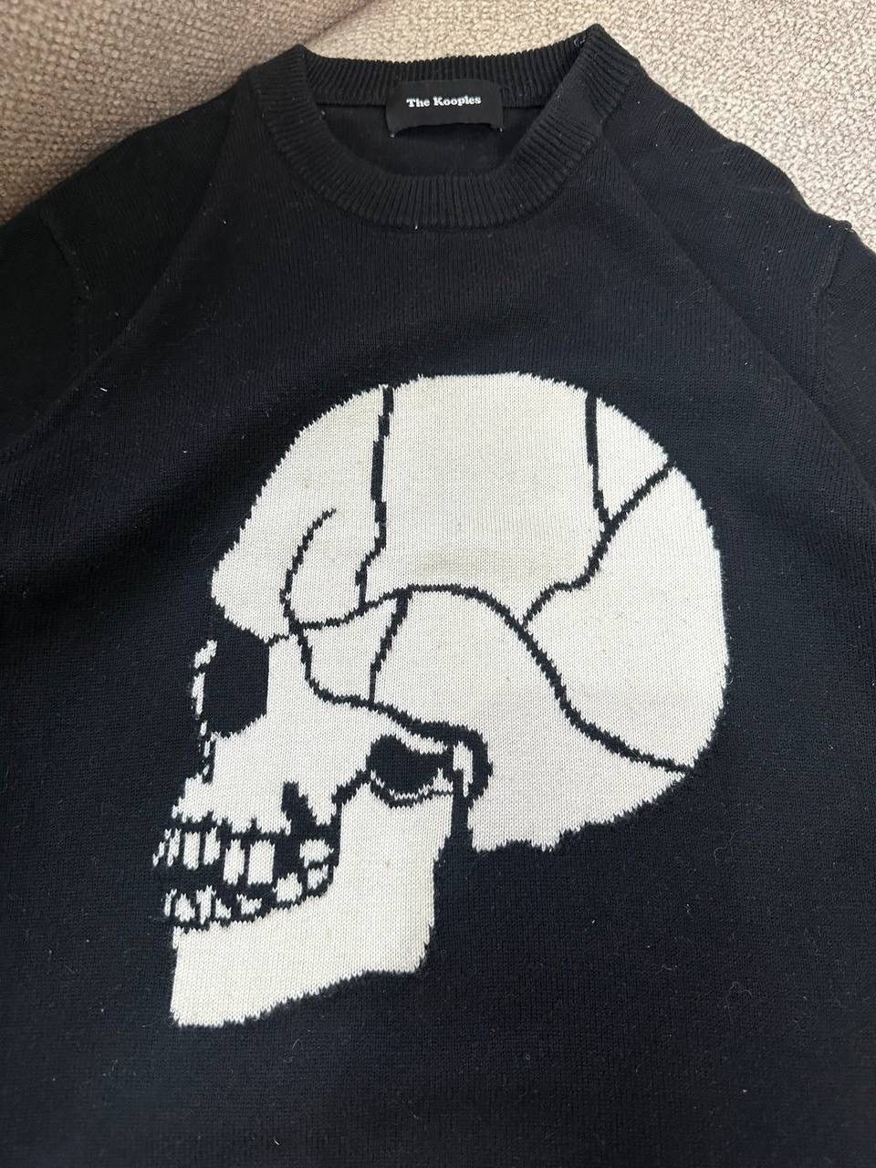 Hysteric Glamour × If Six Was Nine × The Kooples 💥Crazy Skull Gothic Sweater Size US M / EU 48-50 / 2 - 3 Thumbnail