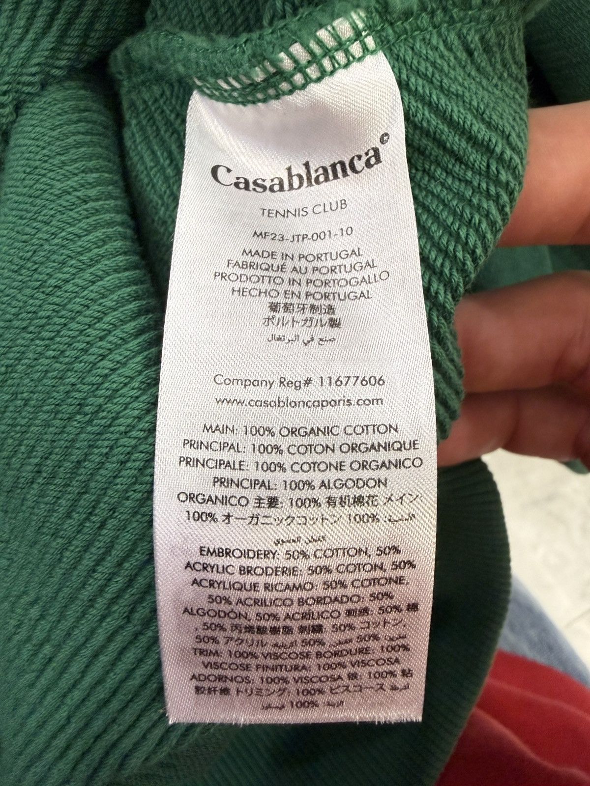 Casablanca Casablanca Green Tennis SweatSuit Size US XXL / EU 58 / 5 - 8 Thumbnail
