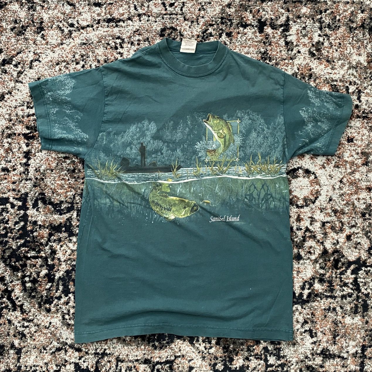 Vintage Vintage All-Over Fish Print Shirt Size US XXL / EU 58 / 5 - 1 Thumbnail
